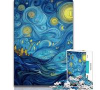 Jigsaw Puzzles for Teenagers 1000 Pieces Night Sky Night Sky,Stress Reliever Staycation Kill Time Enhance Love between Couples (75x50cm)