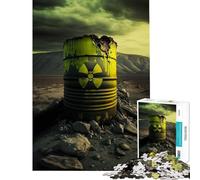 Jigsaw Puzzles for Teenagers 1000 Pieces Nuclear Waste Challenging Game Toys Impossible Game Stress Reliever Secret Santa Gifts (Size 38x26cm)