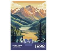 Jigsaw Puzzles for Teenagers 1000 Pieces Olympic National Park Puzzles for Adults Hands-on Game Difficult Challenge for Is Ideal As A Gift 70x50cm/1000pcs