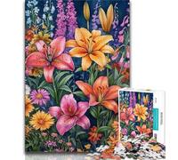 Jigsaw Puzzles for Teenagers 1000 Pieces Orchid Flowers Teenager Jigsaw,Challenging Difficult Deal As Gifts for The Whole Family 75x50cm