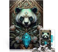 Jigsaw Puzzles for teenagers 1000 Pieces Panda Fairy tale game 50x75cm is ideal as a gift for the whole family for for Age 14
