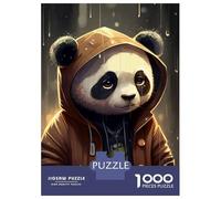 Jigsaw Puzzles for Teenagers 1000 Pieces Panda Manga Anime Jigsaw Hands-on Game For Family Fun Unique Gifts for Birthday And Christmas 52x38cm/1000pcs