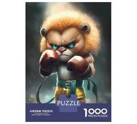 Jigsaw Puzzles for Teenagers 1000 Pieces Pro Lion Cub Boxer Jigsaws for Adults Relaxing Games Analysis And Logic Difficult And Challenge 70x50cm/1000pcs
