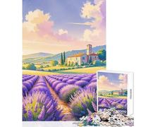 Jigsaw Puzzles for Teenagers 1000 Pieces Provence Sunrise Educational Toy Funny Gift Impossible Game Improving Love between Couples Size 38x52cm