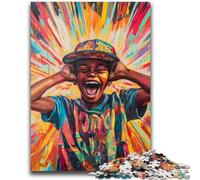 Jigsaw Puzzles for Teenagers 1000 Pieces Psychedelic Kid for Age 14 Years And over Beautiful Design GameBeautiful Design Game Great Gift 50x75cm