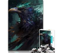 Jigsaw Puzzles for Teenagers 1000 Pieces Raven Mythical 1000 Pieces for Teenagers,Learning Educational Toys Family Games Unique Birthday And Gifts (size 75x50cm)