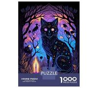 Jigsaw Puzzles for Teenagers 1000 Pieces Raven Perched on Rock Digital Art Puzzle for Adults Relaxing Games Home Decoration for Is Ideal As A Gift 38x26cm/1000pcs
