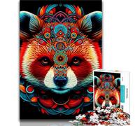 Jigsaw Puzzles for Teenagers 1000 Pieces Red Panda Teenager Jigsaw,Educational Toy Funny Family Games Unique Home Decor (size 38x26cm)