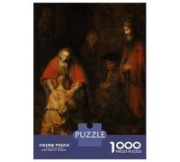 Jigsaw Puzzles for Teenagers 1000 Pieces Return of The Prodigal Son Jigsaw for Adults Relaxing Games Home Decoration Unique Gifts for Birthday And Christmas 52x38cm/1000pcs