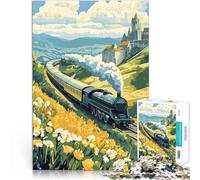 Jigsaw Puzzles for teenagers 1000 Pieces Ride the Orient Express Stressabbau Einzigartige Wohndekoration und Geschenke38x26cm