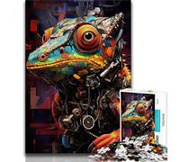 Jigsaw Puzzles for Teenagers 1000 Pieces Robot Chameleon Adult Puzzles,family Fun Games Is Ideal As A Gift for The Whole Family 75x50cm