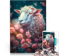 Jigsaw Puzzles for teenagers 1000 Pieces Sheep Unreal Spiele Spielzeug Geschenk Künstlersammlung, Bildende Kunst75x50cm