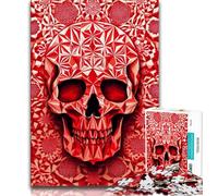 Jigsaw Puzzles for Teenagers 1000 Pieces Skeleton Art Teenager Jigsaw,Challenging Difficult Deal As Gifts for The Whole Family 38x26cm
