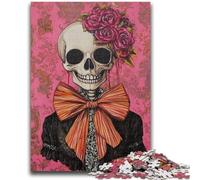 Jigsaw Puzzles for Teenagers 1000 Pieces Skeleton in Suit Adult Jigsaw,Educational Games Wall Decoration Unique Birthday And Xmas Gifts (50x75cm)