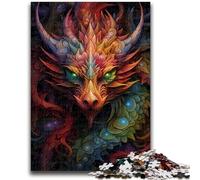 Jigsaw Puzzles for Teenagers 1000 Pieces Skeletons And Dragons Adult Puzzles,family Fun Games Is Ideal As A Gift for The Whole Family (75x50cm)