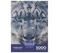 Jigsaw Puzzles for Teenagers 1000 Pieces Snow Leopard Jigsaw Hands-on Game For Family Fun Unique Gifts for Birthday And Christmas 52x38cm/1000pcs