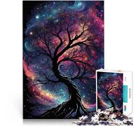 Jigsaw Puzzles for teenagers 1000 Pieces Spiritual Space Tree Quizspiel Einzigartige Geburtstags- und Geschenkideen38x26cm