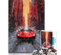 Jigsaw Puzzles for Teenagers 1000 Pieces Sports Car Oil Painting 1000 Pieces for Adults,family Fun Games Is Ideal As A Gift for The Whole Family 50x75cm