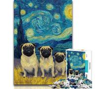 Jigsaw Puzzles for Teenagers 1000 Pieces Starlings Under The Night Sky 1000 Pieces for Teenagers,Stress Reliever Difficult Challenge Secret Santa Gifts 75x50cm