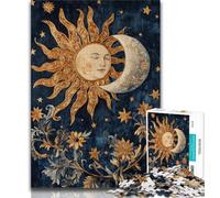 Jigsaw Puzzles for Teenagers 1000 Pieces Sun And Moon,for Educational Game Challenge Toy Deal As Gifts for The Whole Family 75x50cm