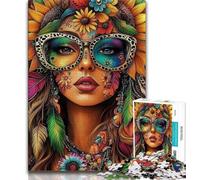 Jigsaw Puzzles for Teenagers 1000 Pieces Sunglasses Woman,Educational Games Home Decoration Birthday Present,Gifts,Wall Art (38x26cm)