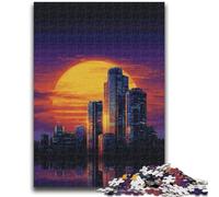 Jigsaw Puzzles for Teenagers 1000 Pieces Sunset Colorful Landscape Adult Jigsaw,Stress Reliever Difficult Challenge Unique Home Decor And Gifts (75x50cm)