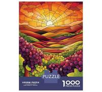 Jigsaw Puzzles for Teenagers 1000 Pieces Sunset Vineyard Adult Jigsaw DIY Toys But Fun And Humorous Birthday And Unique Gifts 52x38cm/1000pcs