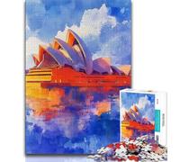 Jigsaw Puzzles for Teenagers 1000 Pieces Sydney Opera House Adult Jigsaw,Stress Reliever Difficult Challenge Unique Home Decor And Gifts 26x38cm
