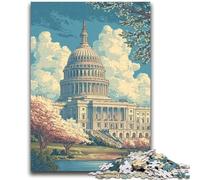 Jigsaw Puzzles for Teenagers 1000 Pieces Taj Mahal 1000 Pieces for Teenagers,Stress Reliever Difficult Challenge Secret Santa Gifts (50x75cm)