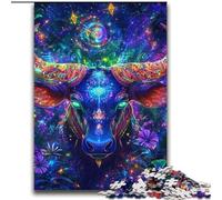 Jigsaw Puzzles for Teenagers 1000 Pieces Taurus Goddess,Decompressing Intellectual Educational Toy Is Ideal As Gifts for The Whole Family 38X52CM