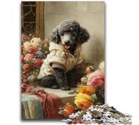 Jigsaw Puzzles for Teenagers 1000 Pieces Teddy Puppy Adult Jigsaw,Educational Games Wall Decoration Unique Birthday And Xmas Gifts (38x26cm)