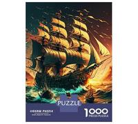 Jigsaw Puzzles for Teenagers 1000 Pieces The Legend Pirates Jigsaw for Adults Family Games Perfect Decoration Difficult And Challenge 52x38cm/1000pcs