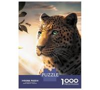 Jigsaw Puzzles for Teenagers 1000 Pieces The Leopard And Wasp Jigsaw for Adults Relaxing Games Home Decoration Unique Gifts for Birthday And Christmas 38x26cm/1000pcs