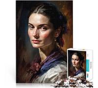 Jigsaw Puzzles for teenagers 1000 Pieces The Painterly Woman Familienspaß eignet sich ideal als Geschenk für die ganze Familie38x26cm