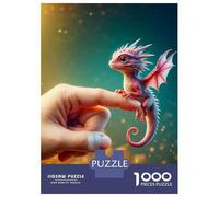 Jigsaw Puzzles for Teenagers 1000 Pieces The Tiny Dragon Jigsaws for Adults Relaxing Games Analysis And Logic Difficult And Challenge 70x50cm/1000pcs