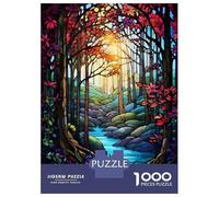 Jigsaw Puzzles for Teenagers 1000 Pieces The Tranquil Flow Jigsaw Hands-on Game For Family Fun Unique Gifts for Birthday And Christmas 70x50cm/1000pcs