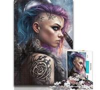 Jigsaw Puzzles for Teenagers 1000 Pieces The Wolf And The Girl 1000 Pieces for Adults,family Fun Games Is Ideal As A Gift for The Whole Family 50x75cm
