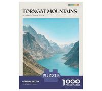 Jigsaw Puzzles for Teenagers 1000 Pieces Torngat Mountains Landscape Puzzles for Adults Relax Games Presents for Women Unique Gifts for Birthday And Christmas 38x26cm/1000pcs