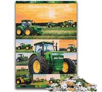 Jigsaw Puzzles for Teenagers 1000 Pieces Tractor Collage Train Your Brain And Hands Parent-child Interaction for Age 14+ 50x75cm