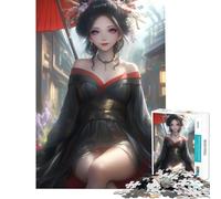 Jigsaw Puzzles for Teenagers 1000 Pieces Traditional Grace Challenging Game Toys Educational Game Enhance Memory Secret Santa Gifts (Size 38x52cm)