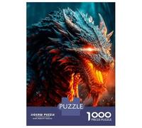 Jigsaw Puzzles for Teenagers 1000 Pieces Twilight Dragon Jigsaw for Adults Relaxing Games Home Decoration Unique Gifts for Birthday And Christmas 38x26cm/1000pcs