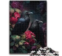 Jigsaw Puzzles for Teenagers 1000 Pieces Two Crows Family Entertainment Toys Educational Game for Birthday, Chrismas for Ages 14+ 26x38cm