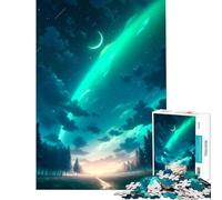 Jigsaw Puzzles for Teenagers 1000 Pieces Under The Aurora Challenging Game Toys Impossible Game Stress Reliever Secret Santa Gifts (Size 75x50cm)