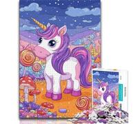 Jigsaw Puzzles for Teenagers 1000 Pieces Unicorn Baby Puzzles for Adults,Stress Reliever Staycation Kill Time Parent-child Interaction (size 75x50cm)