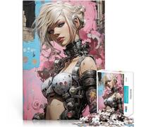 Jigsaw Puzzles for teenagers 1000 Pieces Urban Girl v4 Handgeschwindigkeitswettbewerb Lustiges Geschenk52x38cm