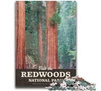 Jigsaw Puzzles for Teenagers 1000 Pieces Visit Redwood Educational Game Challenge Toy Wall Decoration Unique Birthday And Xmas Gifts (size 50x75cm)