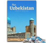 Jigsaw Puzzles for Teenagers 1000 Pieces Visit Uzbekistan Educational Game Challenge Toy Wall Decoration Unique Birthday And Xmas Gifts (size 50x75cm)