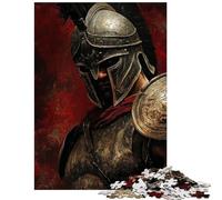 Jigsaw Puzzles for Teenagers 1000 Pieces Warrior's Gaze Adult Jigsaw Puzzles Staycation Kill Time Educational Challenge Family Fun & Game Night (38x52cm/1000pcs)