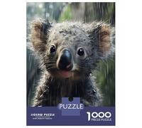 Jigsaw Puzzles for Teenagers 1000 Pieces Wet Koala CloseUp Jigsaw Hands-on Game For Family Fun Unique Gifts for Birthday And Christmas 38x26cm/1000pcs