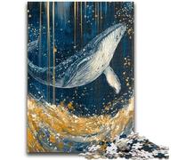 Jigsaw Puzzles for Teenagers 1000 Pieces Whale 1000 Pieces for Adults,Enhance Love between Couples for Ages 14+ (75x50cm)